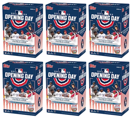 Kotak Blaster Baseball Topps Opening Day 2022 6x Lot Buy Kotak Blaster Baseball Topps Opening Day 2022 6x Lot