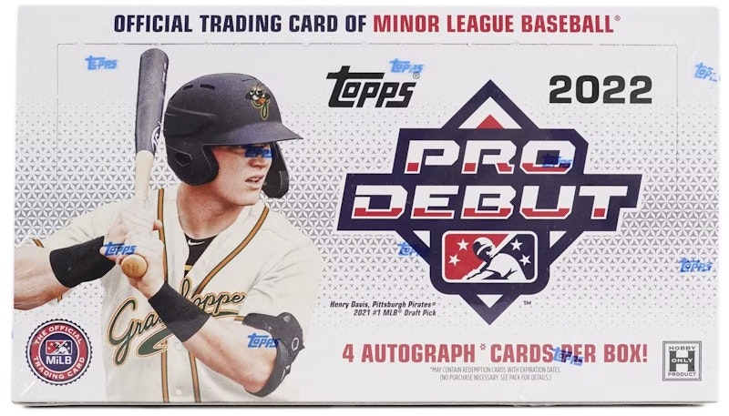 2022-topps-pro-debut-baseball-hobby-box-4-autographs