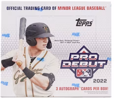 2022 Topps Pro Debut Baseball HTA Hobby Jumbo Box (3 Autographs) 2022 Topps Pro Debut Baseball HTA Hobby Jumbo Box (3 Autographs)