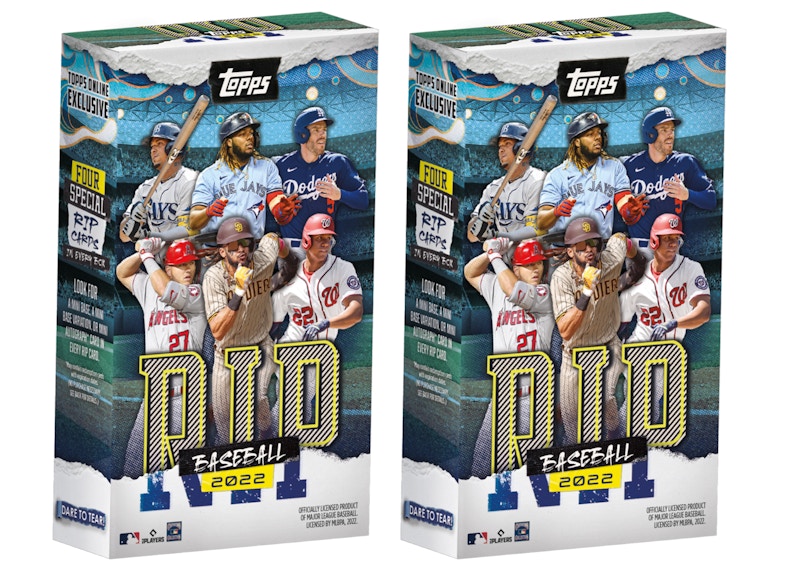 2022 Topps Rip Baseball Box 2x Lot