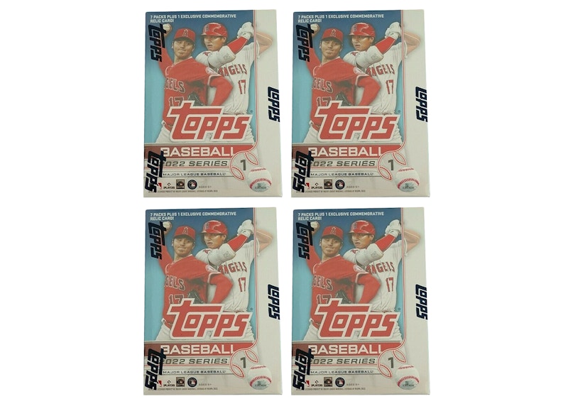 2022 Topps Series 1 Baseball Blaster Box 4x Lot