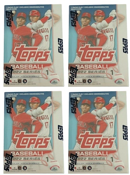 2022-topps-series-1-baseball-blaster-box-4x-lot