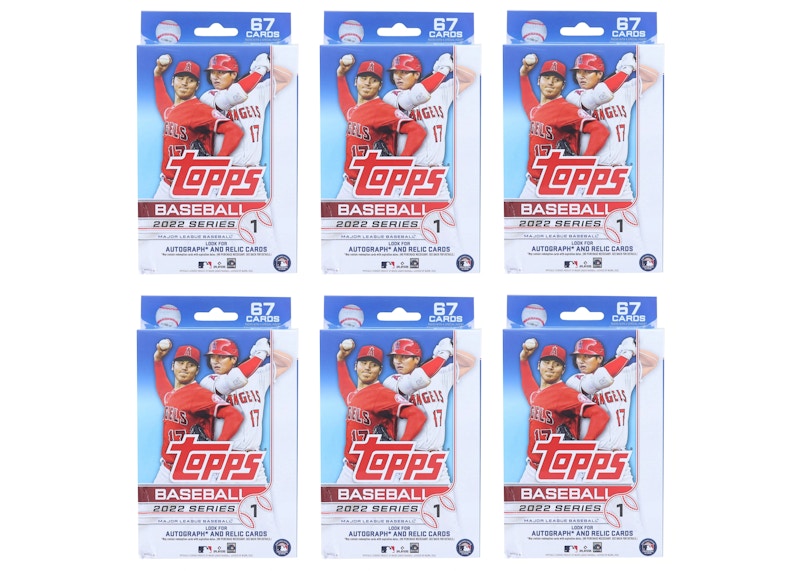 2022 Topps Series 1 Baseball Hanger Box 6x Lot