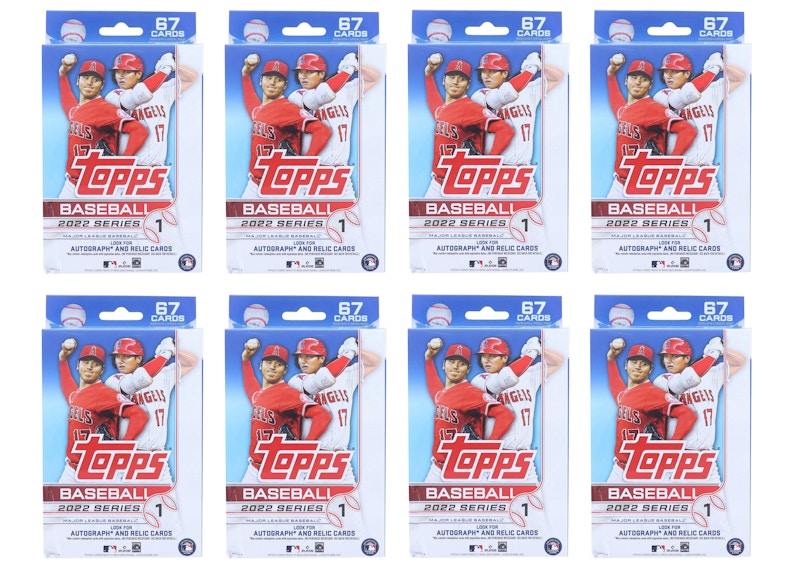 2022 Topps Series 1 Baseball Hanger Box 8x Lot