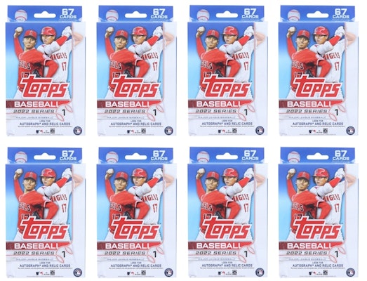 2022 Topps Series 1 Baseball Hanger Box 8x Lot Buy 2022 Topps Series 1 Baseball Hanger Box 8x Lot