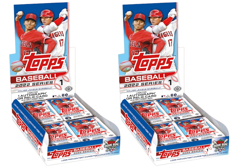 2022 Topps Series 1 Baseball Hobby Box 2x Lot