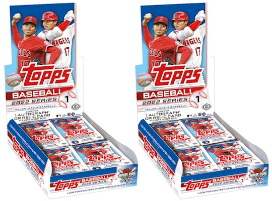2022 Topps Series 1 Baseball Hobby Box 2x Lot Buy 2022 Topps Series 1 Baseball Hobby Box 2x Lot