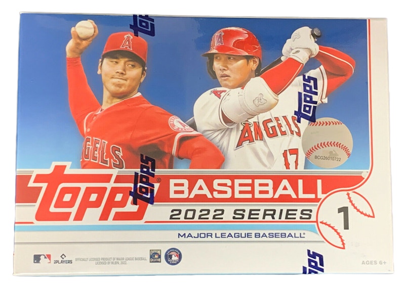 2022 Topps Series 1 Baseball Target Mega Box (Rectangular Box)
