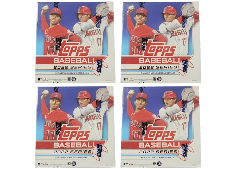 2022 Topps Series 1 Baseball Walmart Mega Box (Square Box) 4x Lot