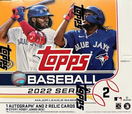 2022 Topps Series 2 Baseball HTA Hobby Jumbo Box Buy 2022 Topps Series 2 Baseball HTA Hobby Jumbo Box
