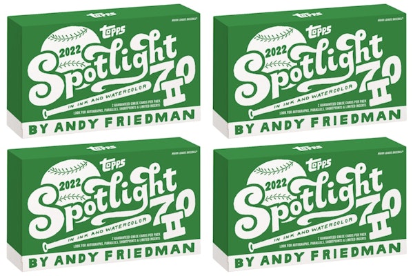 2022 Topps Spotlight 70 Series 2 by Andy Friedman Baseball Box 4x Lot Buy 2022 Topps Spotlight 70 Series 2 by Andy Friedman Baseball Box 4x Lot