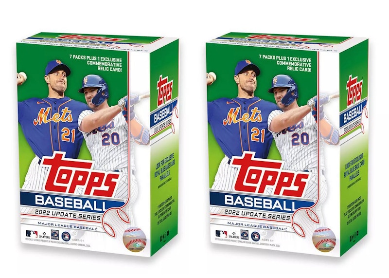 2022 Topps Update Series Baseball Blaster Box 2x Lot