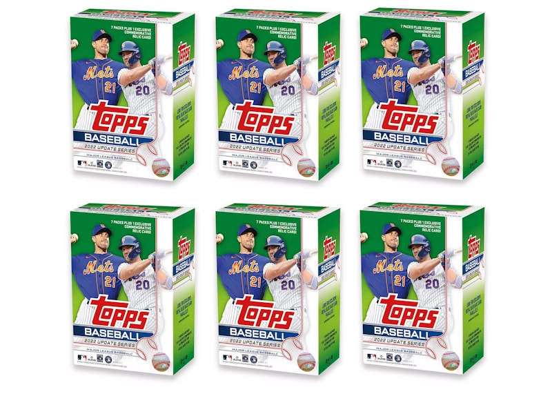 2022 Topps Update Series Baseball Blaster Box 6x Lot
