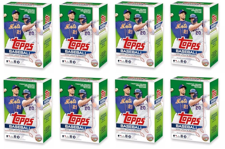 2022-topps-update-series-baseball-blaster-box-8x-lot