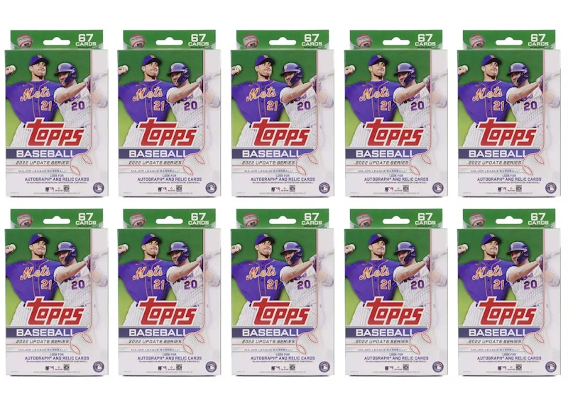 2022 Topps Update Series Baseball Hanger Box 10x Lot