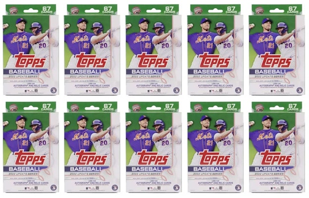 2022 Topps Update Series Baseball Hanger Box 10x Lot Buy 2022 Topps Update Series Baseball Hanger Box 10x Lot