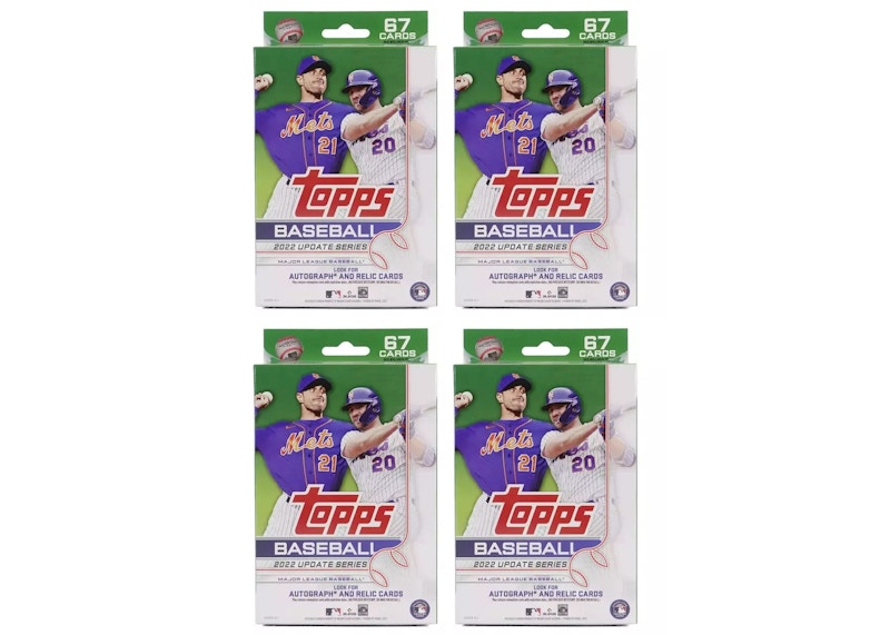 2022 Topps Update Series Baseball Hanger Box 4x Lot
