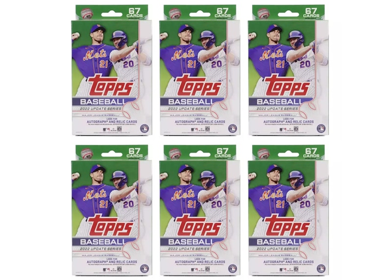 2022 Topps Update Series Baseball Hanger Box 6x Lot