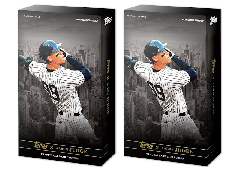 Buy 2022 Topps x 阿隆·贾奇棒球精选套装 2x 套装
