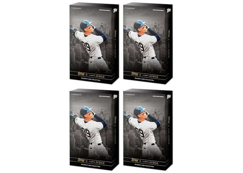 2022 Topps x Aaron Judge Baseball Curated Set 4x Lot