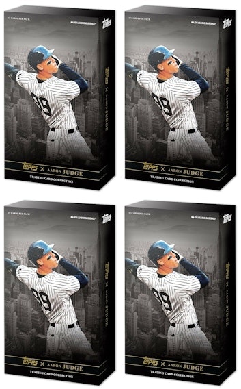 2022-topps-x-aaron-judge-baseball-curated-set-4x-lot