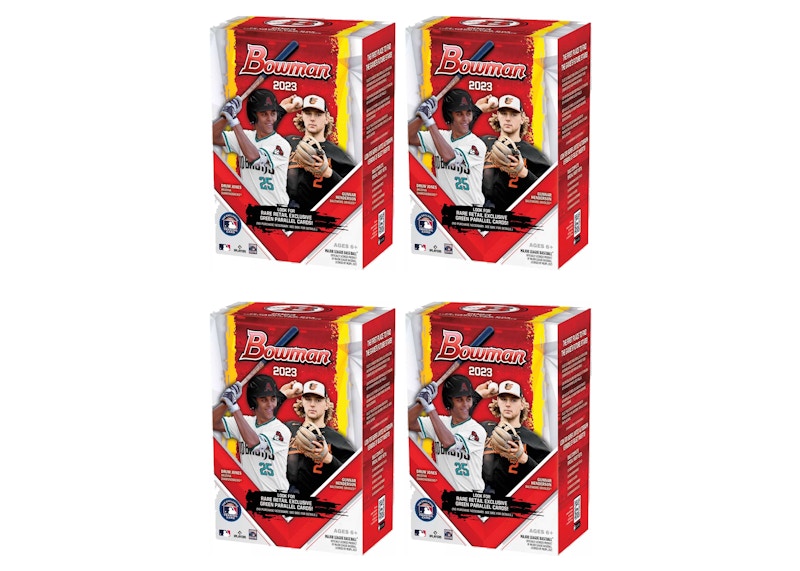 Buy 2023 Bowman Baseball Blaster Box 4x Lot Kotak Permainan Besbol
