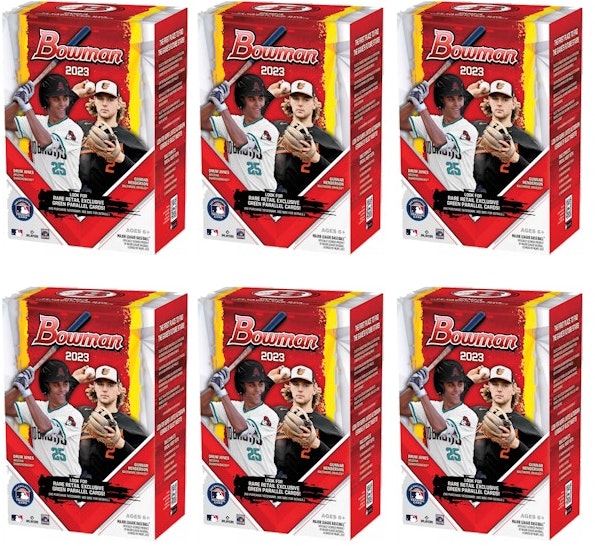 2023-bowman-baseball-blaster-box-6x-lot