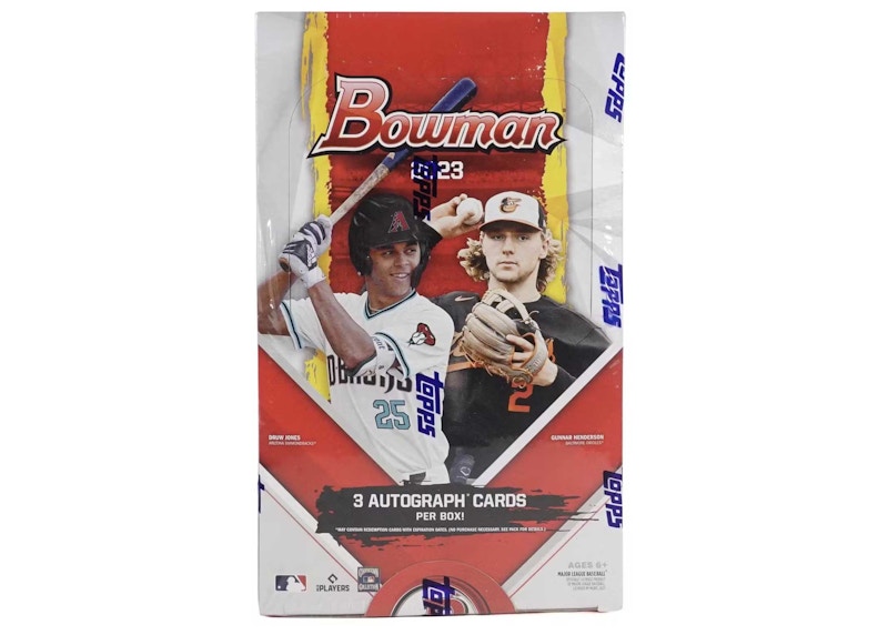 Buy 2023 Bowman Baseball HTA Hobby Jumbo Box (3 Autograf)