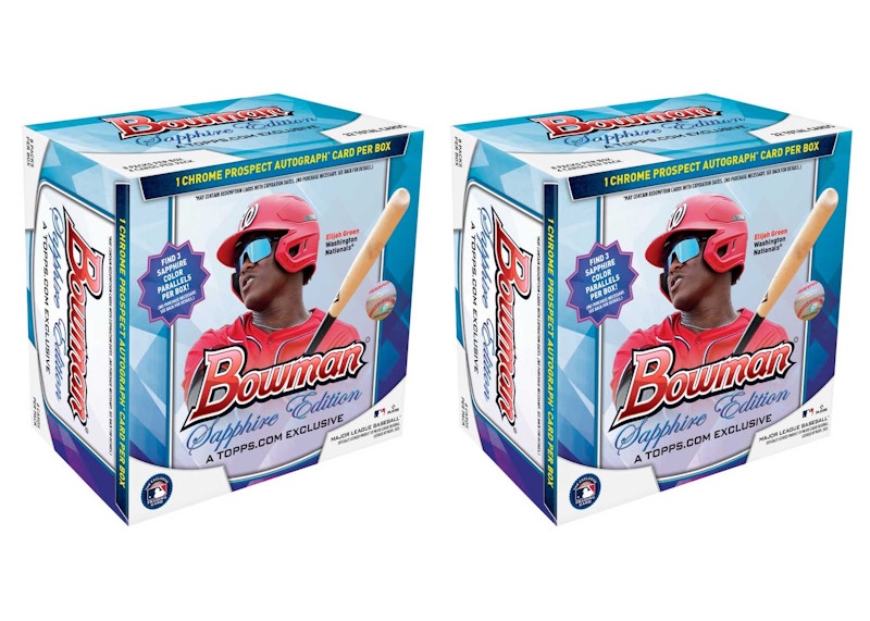 2023 Bowman Sapphire Edition Baseball Box 2x Lot