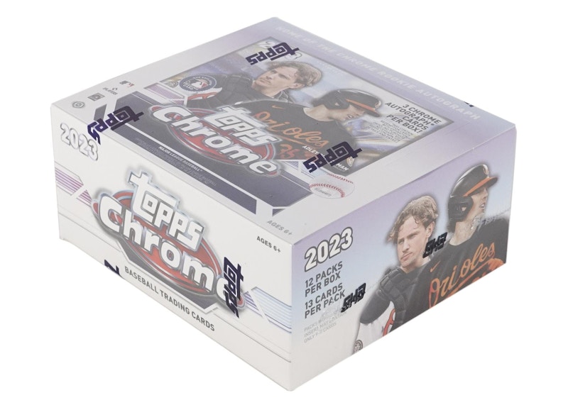Buy 2023 Topps Chrome Besbol Hobi Jumbo Kotak