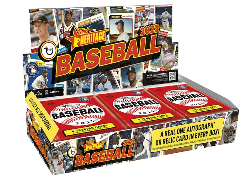 2023 Topps Heritage Baseball Hobby Box