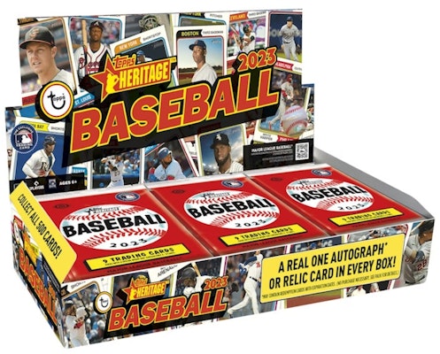 2023 Topps Heritage Baseball Hobby Box Buy 2023 Topps Heritage Baseball Hobby Box