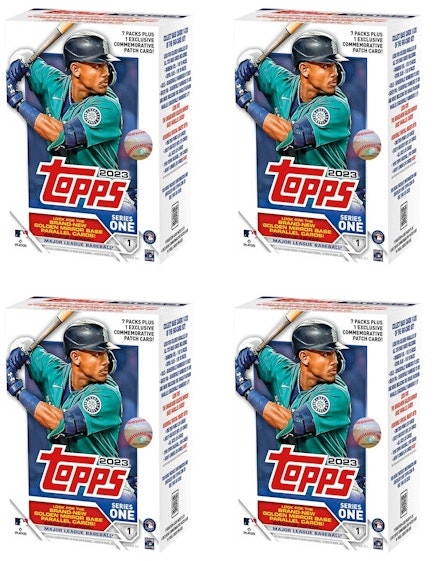2023-topps-series-1-baseball-blaster-box-4x-lot