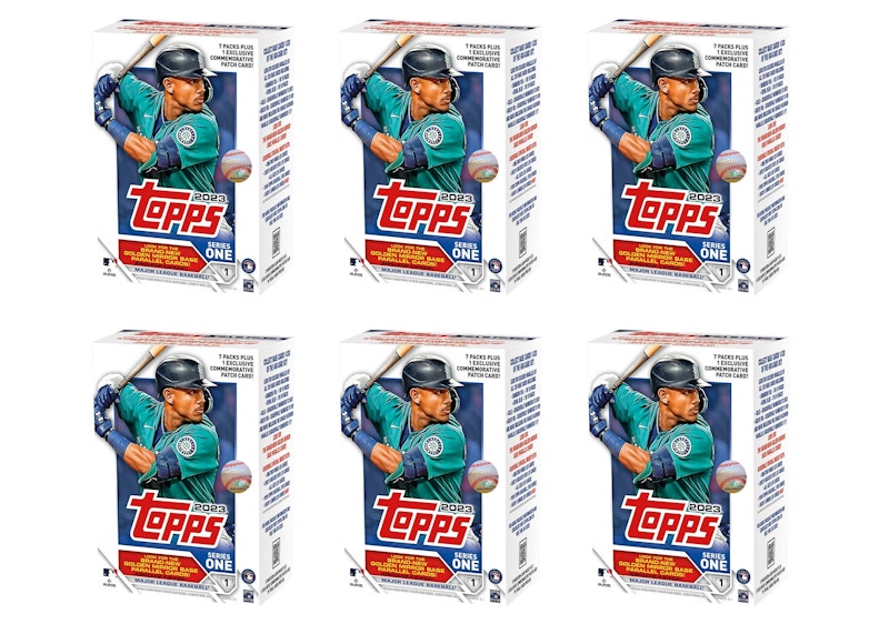 2023 Topps Series 1 Baseball Blaster Box 6x Lot