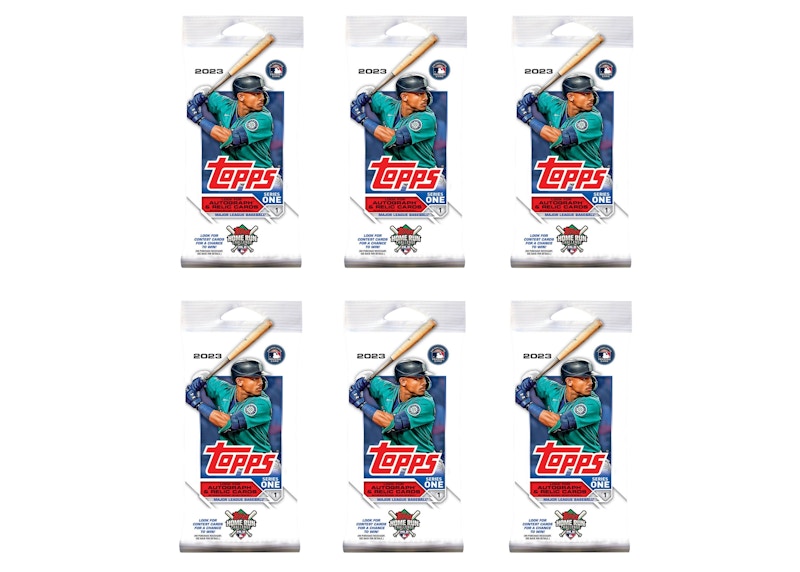 2023 Topps Series 1 Baseball Fat Pack 6x Lot