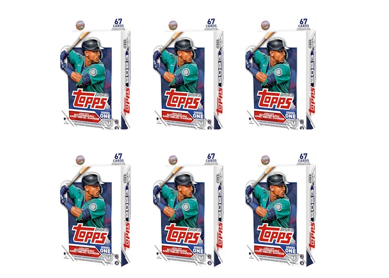2023 Topps Series 1 Baseball Hanger Box 6x Lot