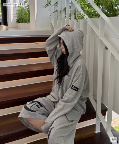Details for 2WAY Oversized Small Jeep Hoodie Zip-Up JR5TZU051MG