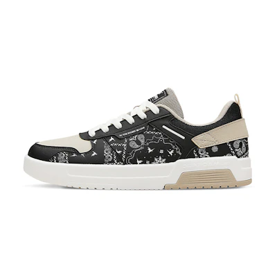 361° 'Aurora Soft Bottom Fashion Match Cashew Flower Pattern Black Beige'