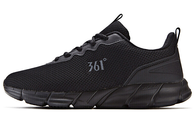 361° 'Black Low-Top Running Shoe' 671832280-4