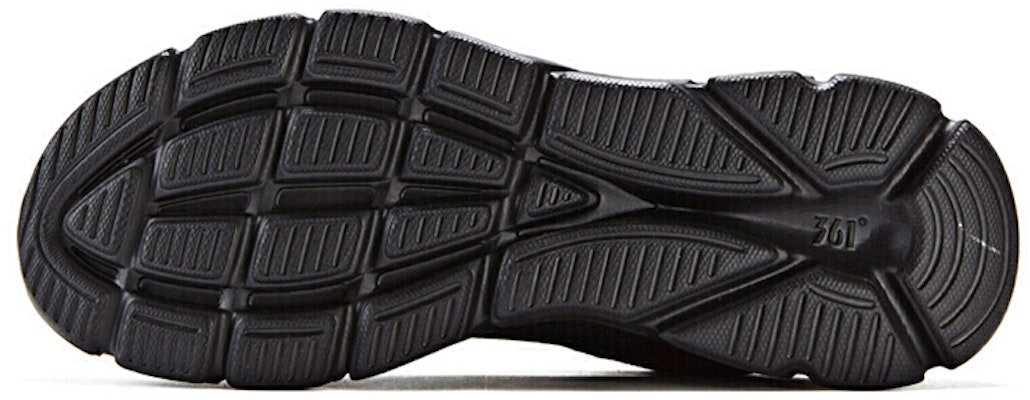 361° 블랙 로우탑 런닝화 (361° Black Low-Top Running Shoe) 671832280-4 Shop 361° 블랙 로우탑 런닝화 (361° Black Low-Top Running Shoe) 671832280-4