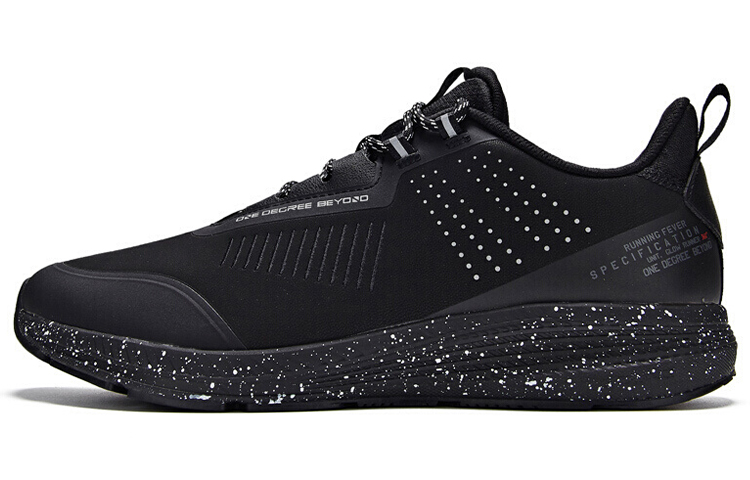 Buy 361° Sepatu Lari Low Top Teknologi Bonded Hitam Nyaman 571932267F-4