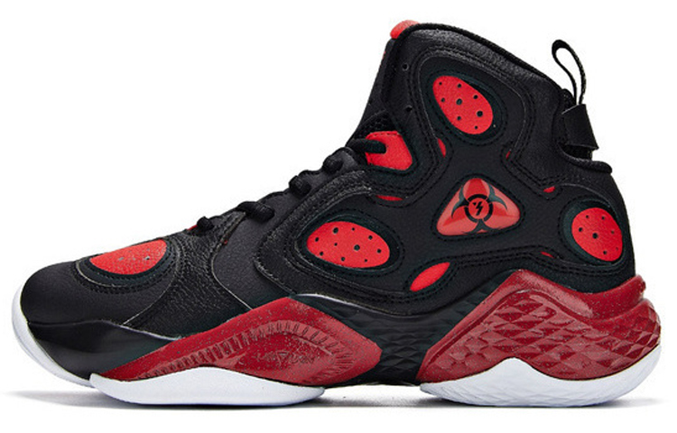 361° Aaron Gordon QU!KFOAM Basketball Shoes 'Black Red' 571941110-5