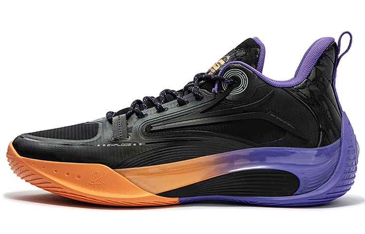 361° AG 2.0 Low Basketball Shoes 'Black Purple' 572411104-7