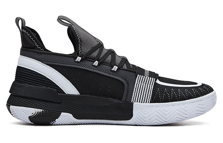 Order 361° Bola Keranjang Rendah 'Hitam Putih' 572121111-2