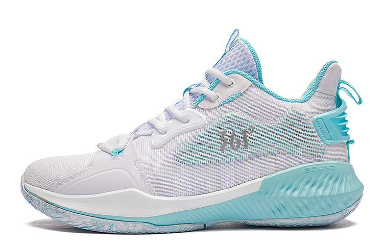 Buy 361°バスケットミッドトップ 白/青 (361°バスケMT 白/青) 672031103-6