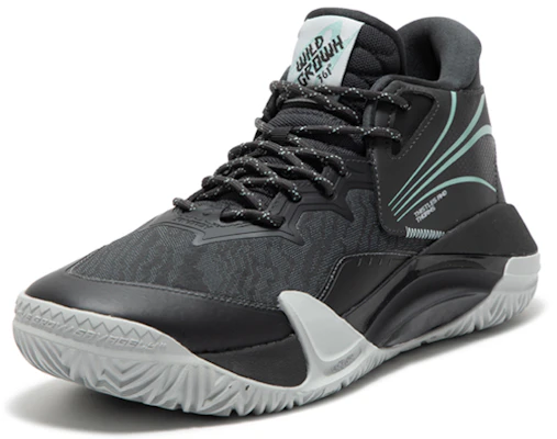 361° Basketbalschoen Mid ''Charcoal Grey/Bleached Light Green'' 672341108-7 Order 361° Basketbalschoen Mid ''Charcoal Grey/Bleached Light Green'' 672341108-7