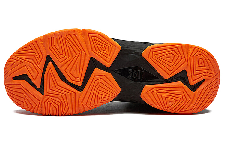 Shop 361°バスケットシューズ 黒オレンジ 672031113-3