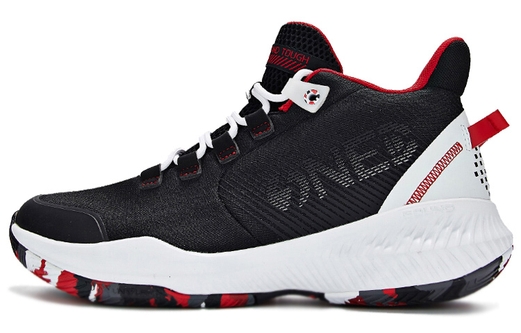 361° Basketball Shoes 'Black White' 672021106-3