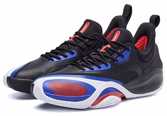 Sepatu Basket 361° 'Kuang Biao Hitam Biru' 572211104-1 Lookbook Sepatu Basket 361° 'Kuang Biao Hitam Biru' 572211104-1