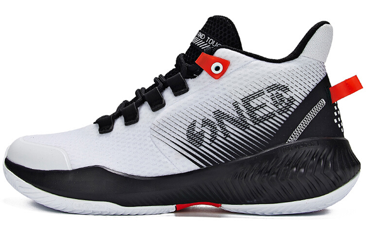 361° Basketball Shoes 'White Black' 672021106-1